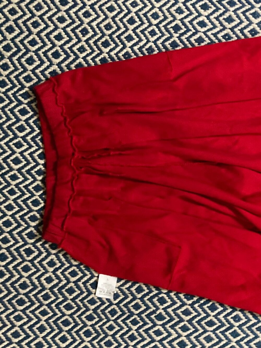 Vintage Sonia Rykiel red knitwear culottes with pockets - Picture 9 of 10